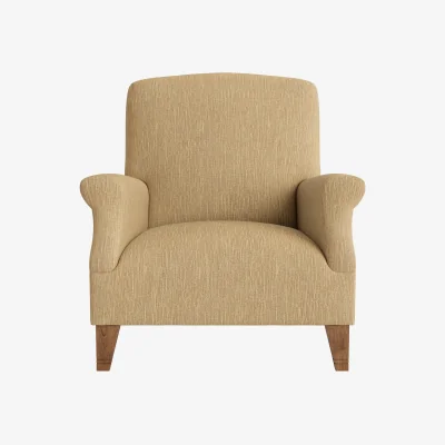 Loaf Slowback Accent Chair (Straw Hat House Fabric)
