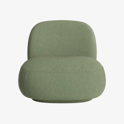 Loaf Dumpling Accent Chair (Allo Vera House Fabric)