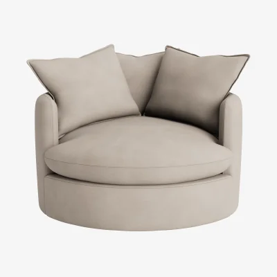 Loaf Dunkins Accent Chair, La Accent (Flying Doves Clever Cotton)