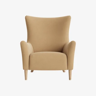 Loaf Clubbins Accent Chair (Elbow Patch Clever Linen)