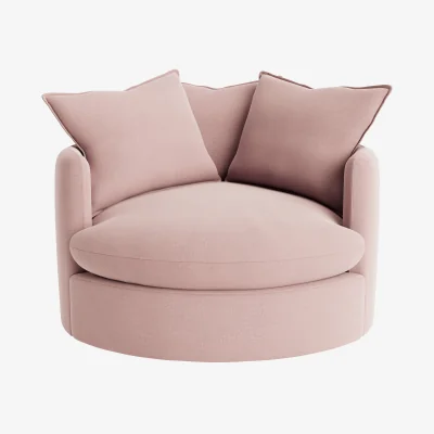 Loaf Dunkins Accent Chair, La Accent (Rosewater Clever Linen)