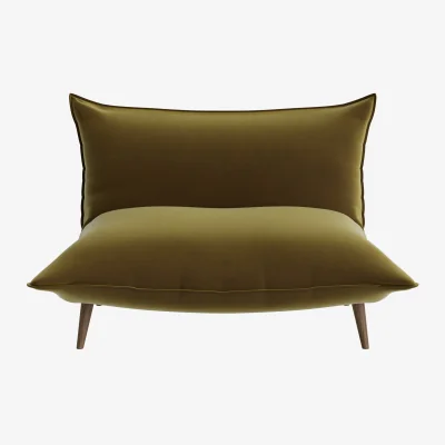 Loaf Soft Spot Chair (Pressed Olives Clever Velvet)