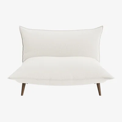 Loaf Soft Spot Accent Chair in Butler Sink Clever Linen
