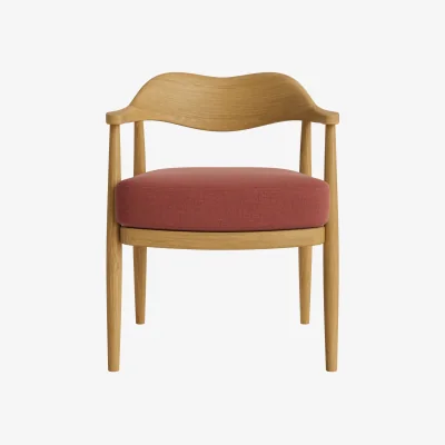 Loaf Dweller Kicthen Chair (Summer Pudding Clever Linen, Light Oak)