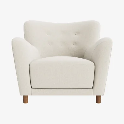 Loaf Chillback Accent Chair (Egg Box Clever Linen)