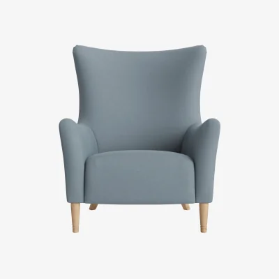 Loaf Clubbins Accent Chair (Blue Dungarees Clever Linen)