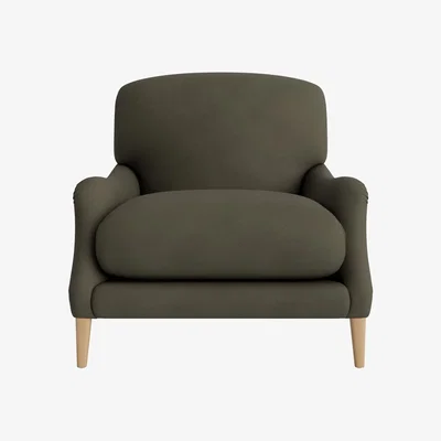 Loaf Chin Chin Accent Chair (Woody Walk Clever Cotton)