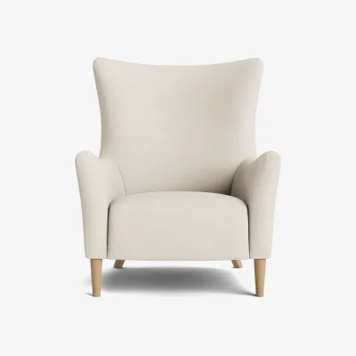 Loaf Clubbins Accent Chair in Cardamom Cake Clever Linen