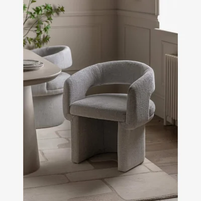 Marks & Spencer Gallery Direct Sloane Fabric Dining Chair Grey
