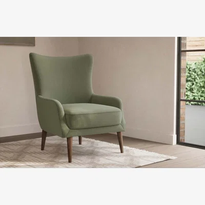Marks & Spencer M&S Collection Harriette Accent Armchair - CHR - Soft Green, Chestnut,Natural,Soft Green,Grey,Light Blue,Soft White