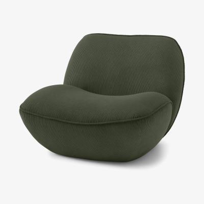 Made.com Sete Accent Armchair, Sage Corduroy Velvet
