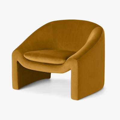 Made.com Shona Accent Armchair, Vintage Ochre Velvet