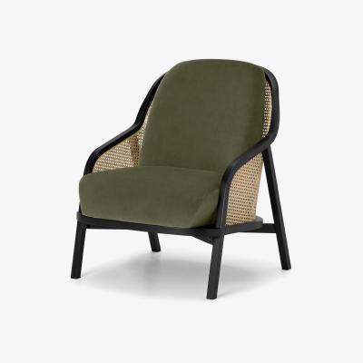Made.com Anakie Accent Armchair, Pistachio Green Velvet