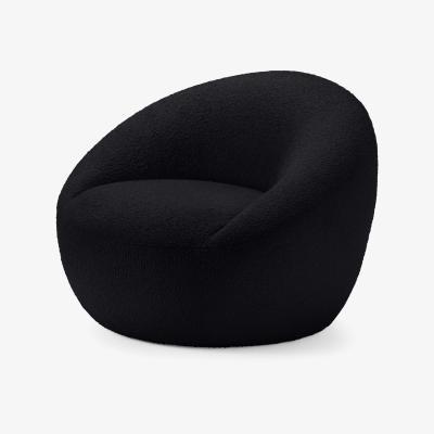 Made.com Isadora Accent Armchair, Black Boucle
