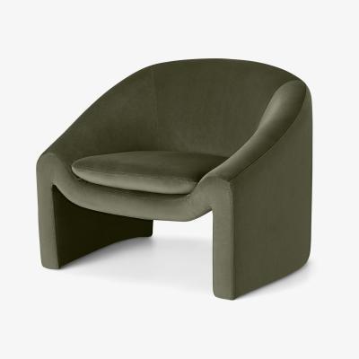 Made.com Shona Accent Armchair, Pistachio Green Velvet