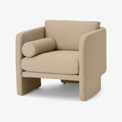 Made.com Myra Accent Armchair, Soft Beige Weave