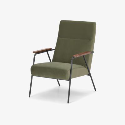 Made.com Merle Accent Armchair, Sycamore Green Velvet