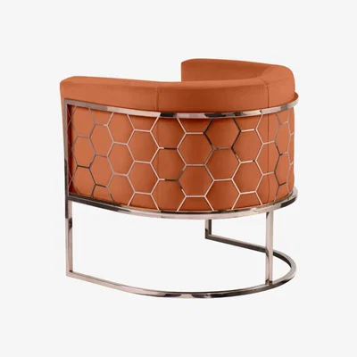 My Furniture Alveare tub chair Copper - Orange