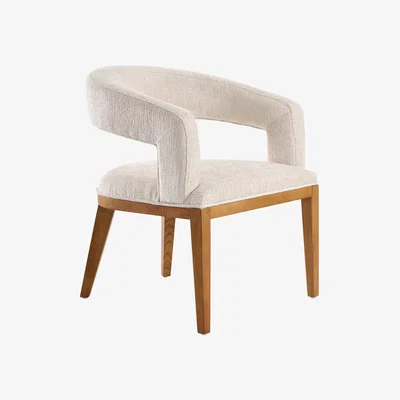 My Furniture Madison Dining Chair – Light taupe – Chestnut Frame