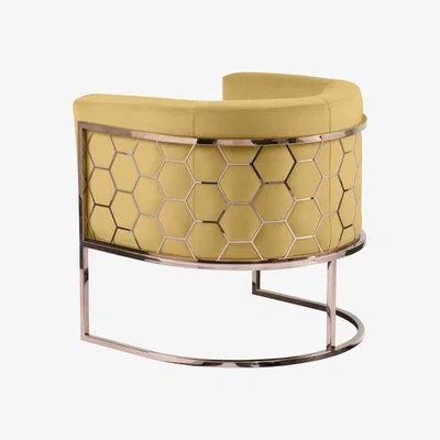My Furniture Alveare tub chair Copper - Ochre