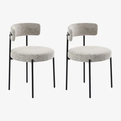 My Furniture Set of 2 Arven Dining Chairs – Birch 