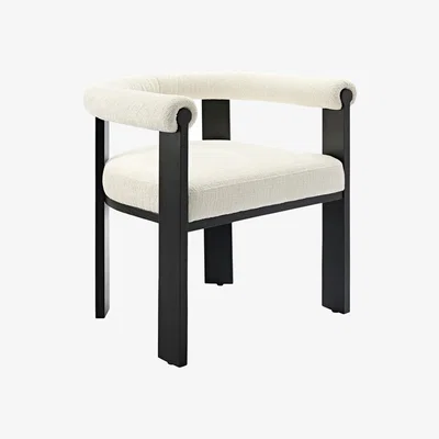 My Furniture Nyx Dining Chair – Ivory Chenille