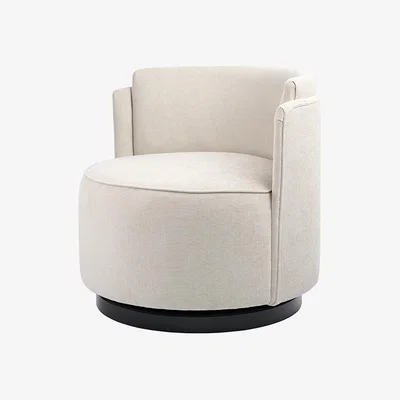 My Furniture Odeon Swivel Chair - Parchment