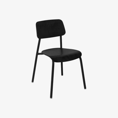 Made in Design Studie Stacking chair wood black - Fermob