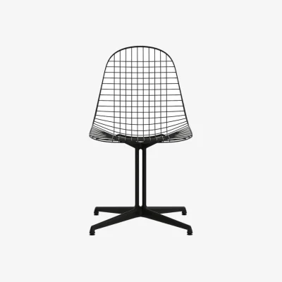 Made in Design Wire Chair DKL Chair metal black / (1951) - Base La Fonda - Vitra