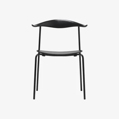 Made in Design CH88T Stacking chair wood black / Hans J. Wegner, 1955