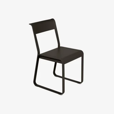 Made in Design Bellevie V2 Chair metal brown / Sled Legs - Fermob