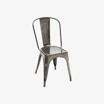 Made in Design A Indoor Stacking chair metal / Natural steel - For indoors - Tolix