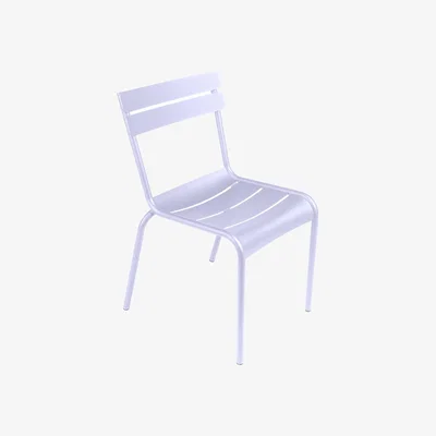 Made in Design Luxembourg Stacking chair metal purple / Aluminium - Fermob