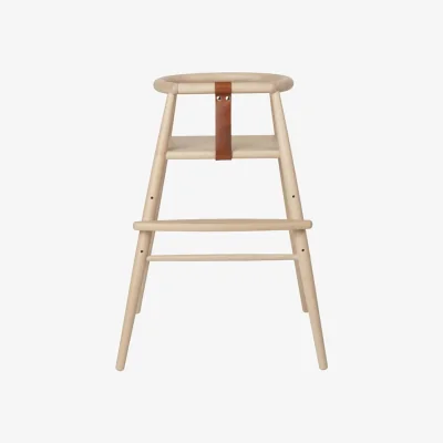 Made in Design ND54 High chair natural wood / Reissue 1955 - CARL HANSEN & SON