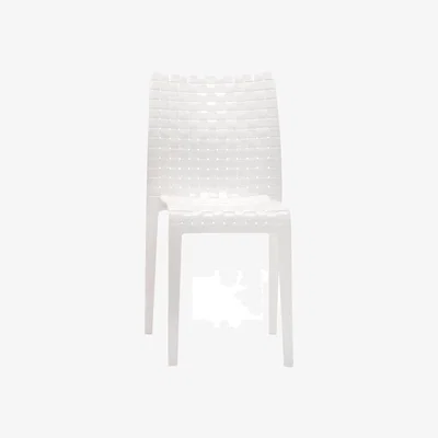 Made in Design Ami Ami Stacking chair plastic material white Polycarbonate - Kartell