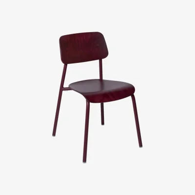 Made in Design Studie Stacking chair wood red - Fermob