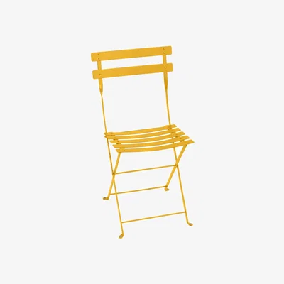 Made in Design Bistro Folding chair metal yellow / Metal - Fermob