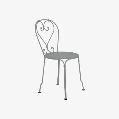 Made in Design 1900 Stacking chair metal grey / Metal - Fermob
