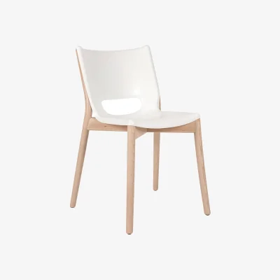 Made in Design Poêle Collection Chair metal white / By Philippe Starck - Alessi