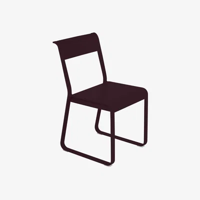 Made in Design Bellevie Chair - / Metal - Runner base by Fermob Red