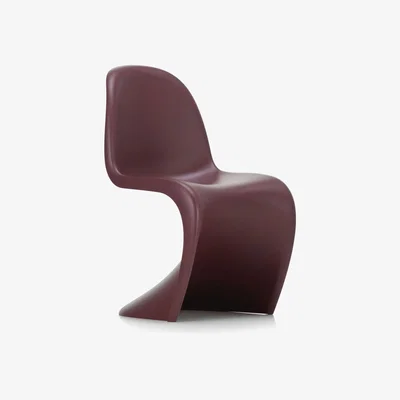 Made in Design Panton Chair Chair - / By Verner Panton, 1959 -  Polypropylene by Vitra Red/Purple