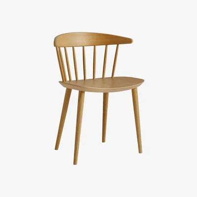 Made in Design J104 Chair natural wood oiled oak / Reissue of 1960s model - Hay