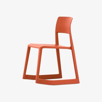 Made in Design Tip Ton RE Stacking chair plastic material / Recycled - Tilting & ergonomic - Vitra