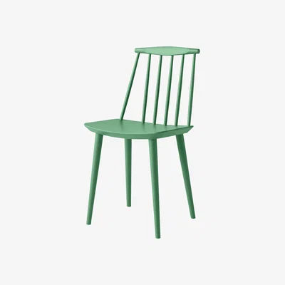 Made in Design J77 Chair wood green Jade green wood / Reissue of 1960s model - Hay
