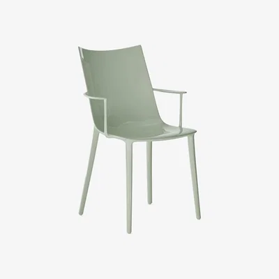 Made in Design H.H.H Chair plastic material green / Recycled - Kartell