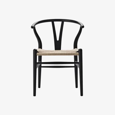 Made in Design CH24 - Wishbone Chair Chair natural wood / Hans J. Wegner, 1950 - Paper cord - CARL HANSEN & SON