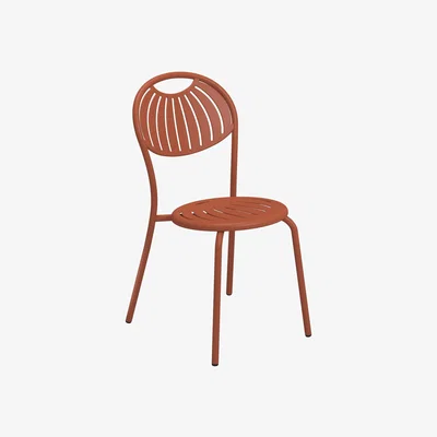 Made in Design Coupole Stacking chair metal red metal - Emu