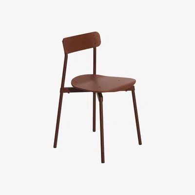 Made in Design Fromme Stacking chair wood red - Petite Friture