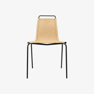 Made in Design PK1 Chair cane & fibres beige / Poul Kjærholm, 1955 - Paper cord