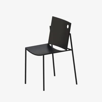 Made in Design Aurora Stacking chair metal black - Zeus